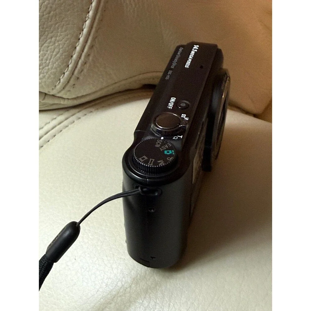 Sony Cyber-Shot DSC-H55 14.1MP Digital Camera 10x Zoom Black TESTED/WORKING